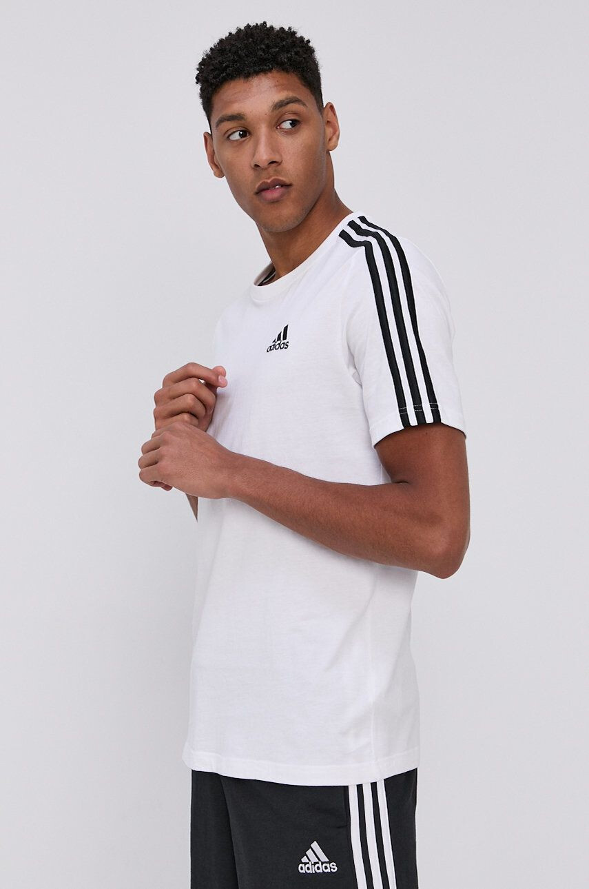 adidas t-shirt GL3733 fehér férfi nyomott mintás - Pepit.hu