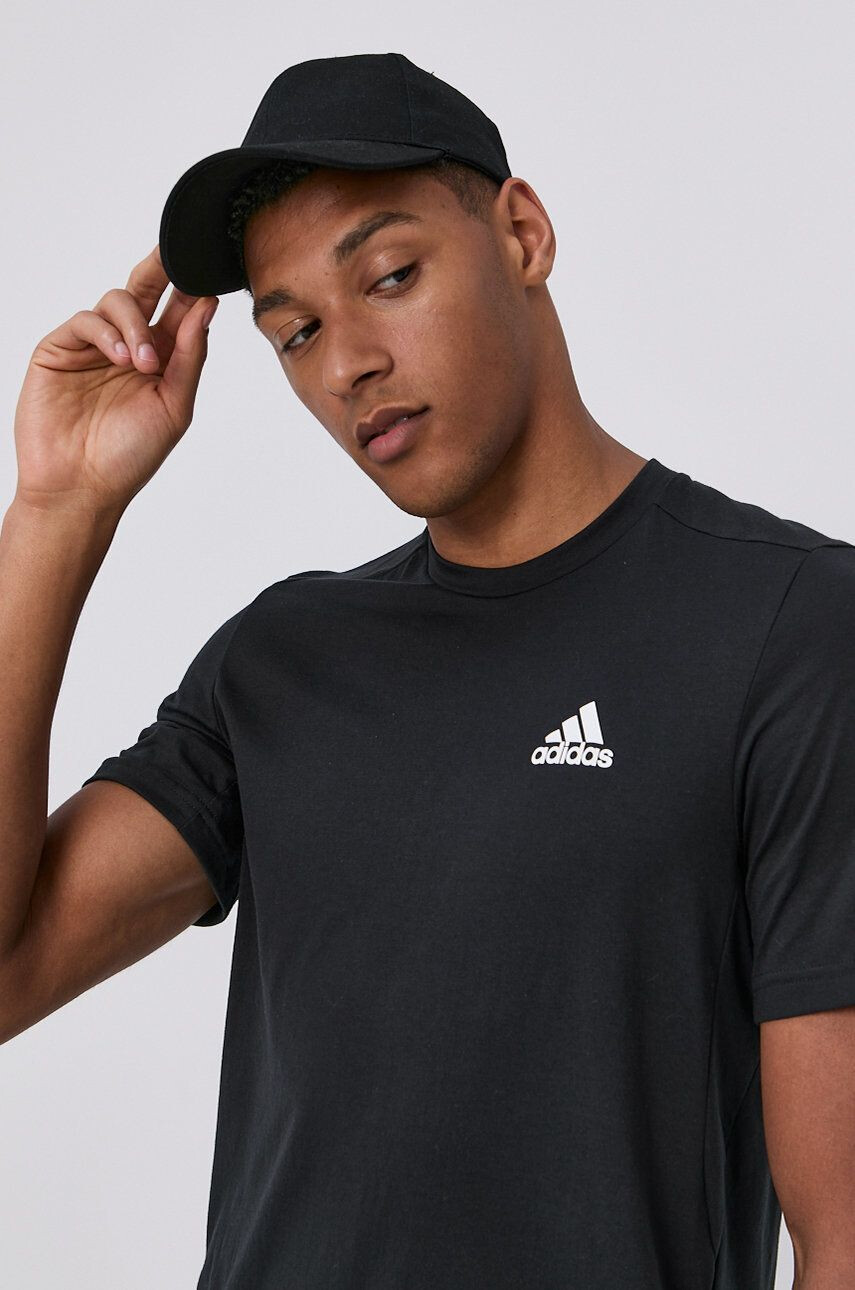 adidas t-shirt zöld férfi nyomott mintás - Pepit.hu