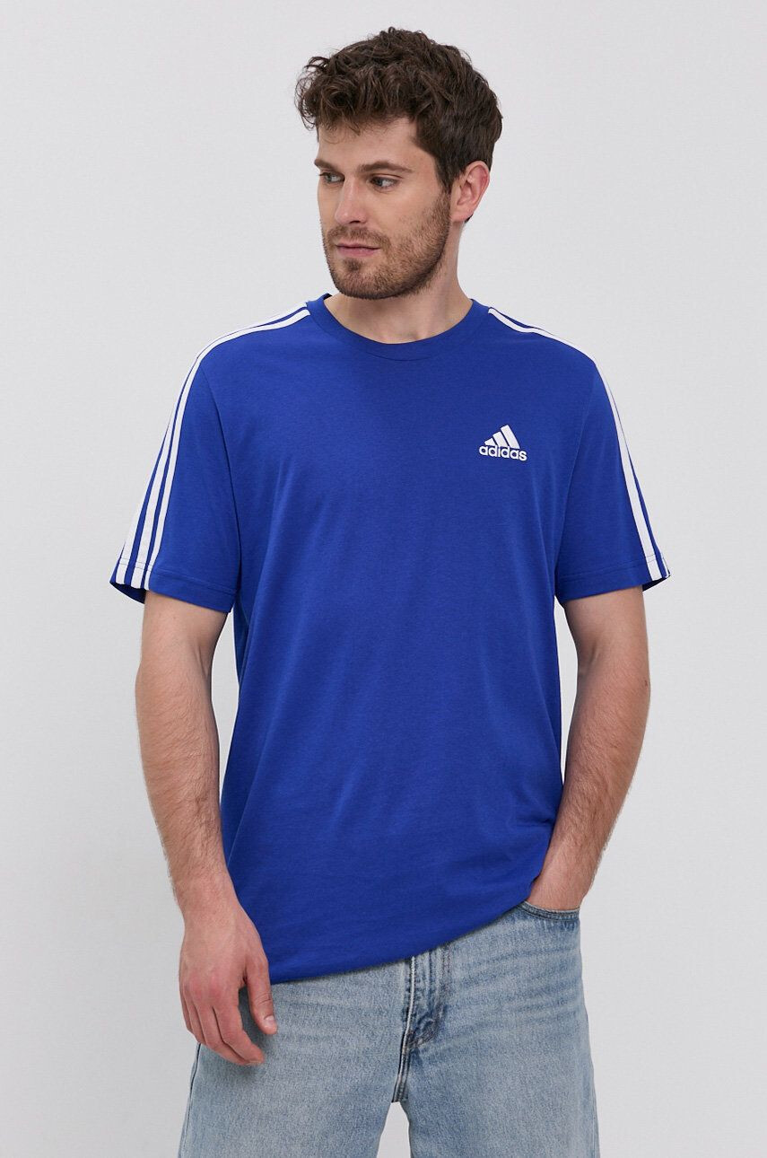 adidas t-shirt kék férfi nyomott mintás - Pepit.hu