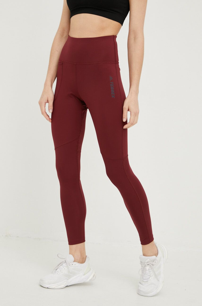 adidas TERREX sport legging Multi bordó női sima - Pepit.hu