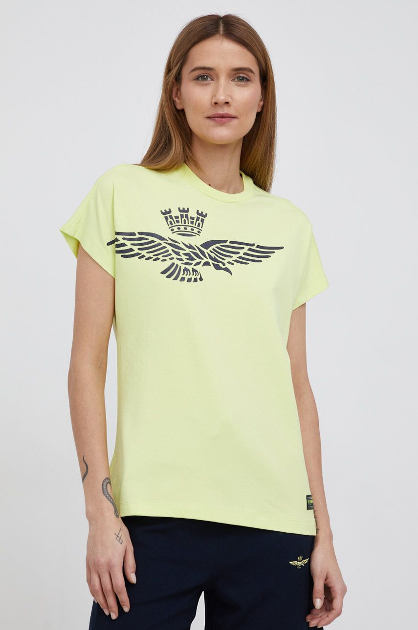 Aeronautica Militare t-shirt sötétkék férfi nyomott mintás - Pepit.hu