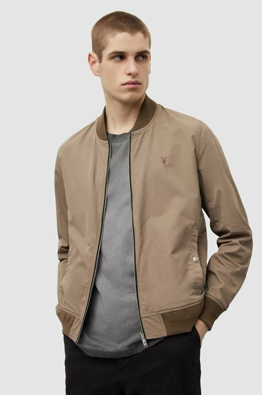 AllSaints bomber dzseki férfi bézs átmeneti - Pepit.hu