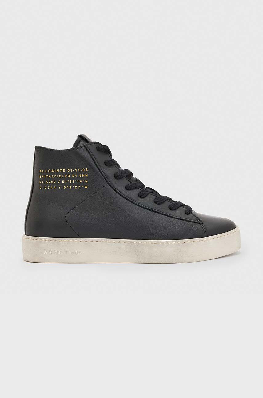 AllSaints bőr sneaker Tana High Top fekete női - Pepit.hu