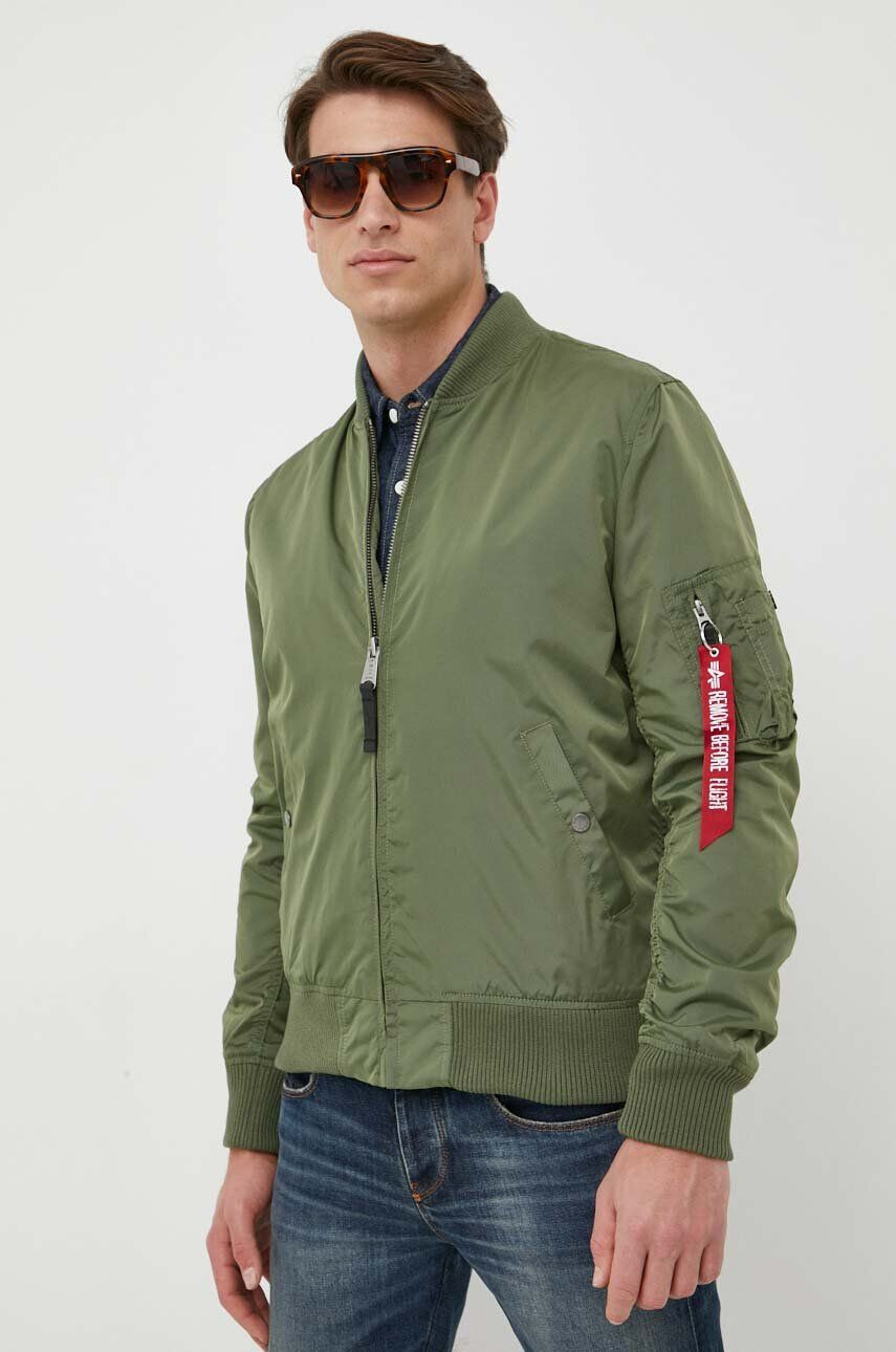 Alpha Industries bomber dzseki MA-1 TT férfi zöld átmeneti - Pepit.hu