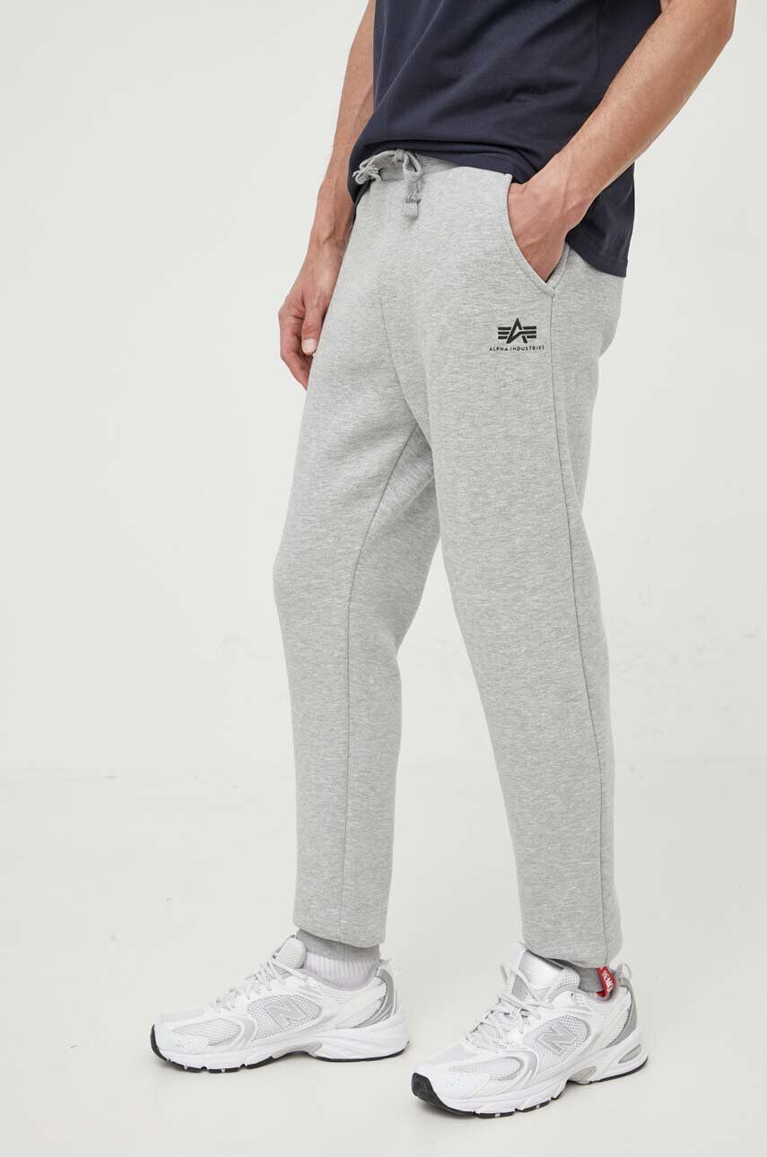 Alpha Industries melegítőnadrág Basic Jogger SL szürke - Pepit.hu