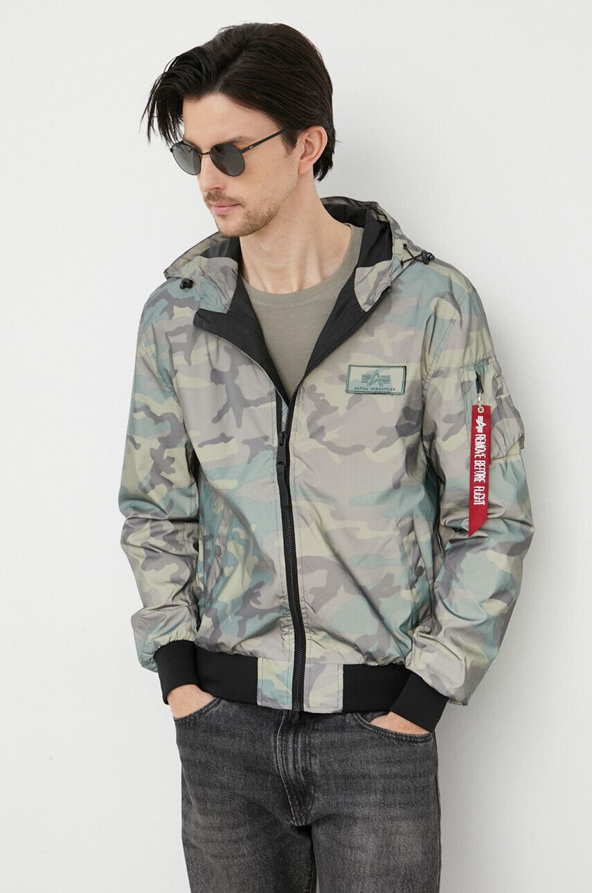 Alpha Industries rövid kabát férfi fekete átmeneti - Pepit.hu