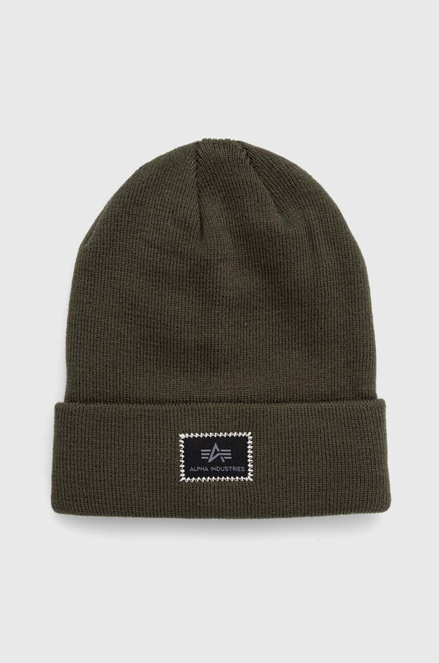 Alpha Industries sapka X-Fit Beanie zöld - Pepit.hu