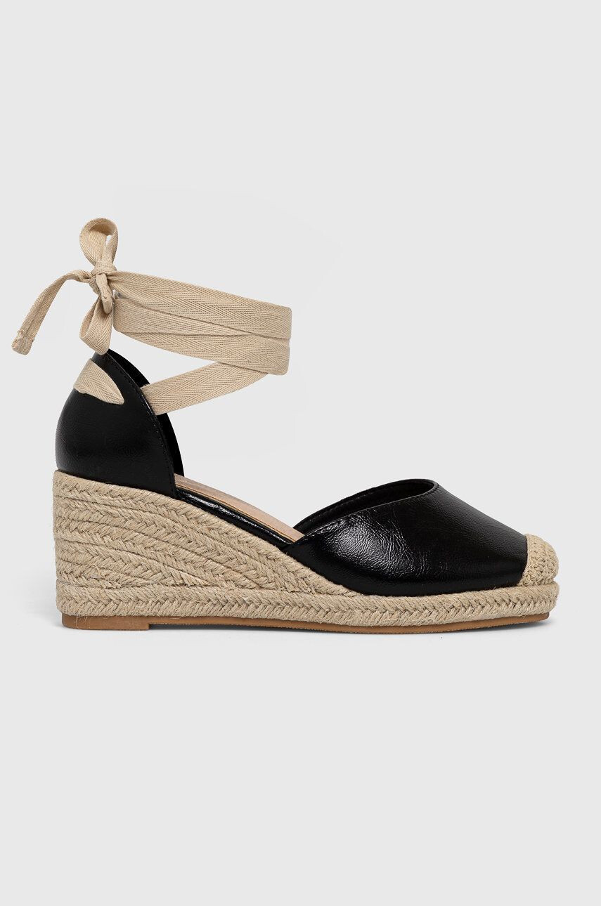 Answear Lab espadrilles fekete éksarkú - Pepit.hu