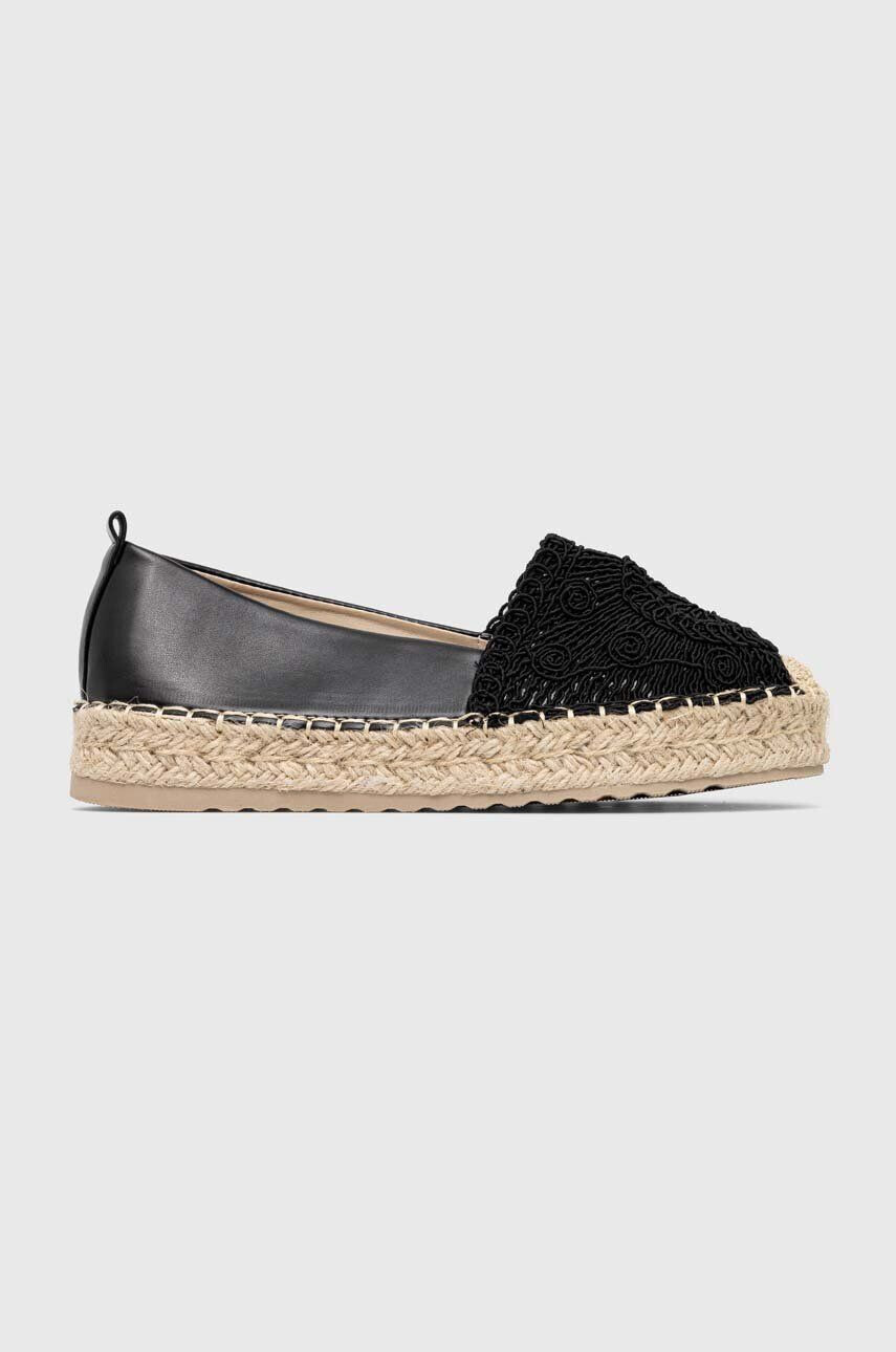 Answear Lab espadrilles fekete - Pepit.hu