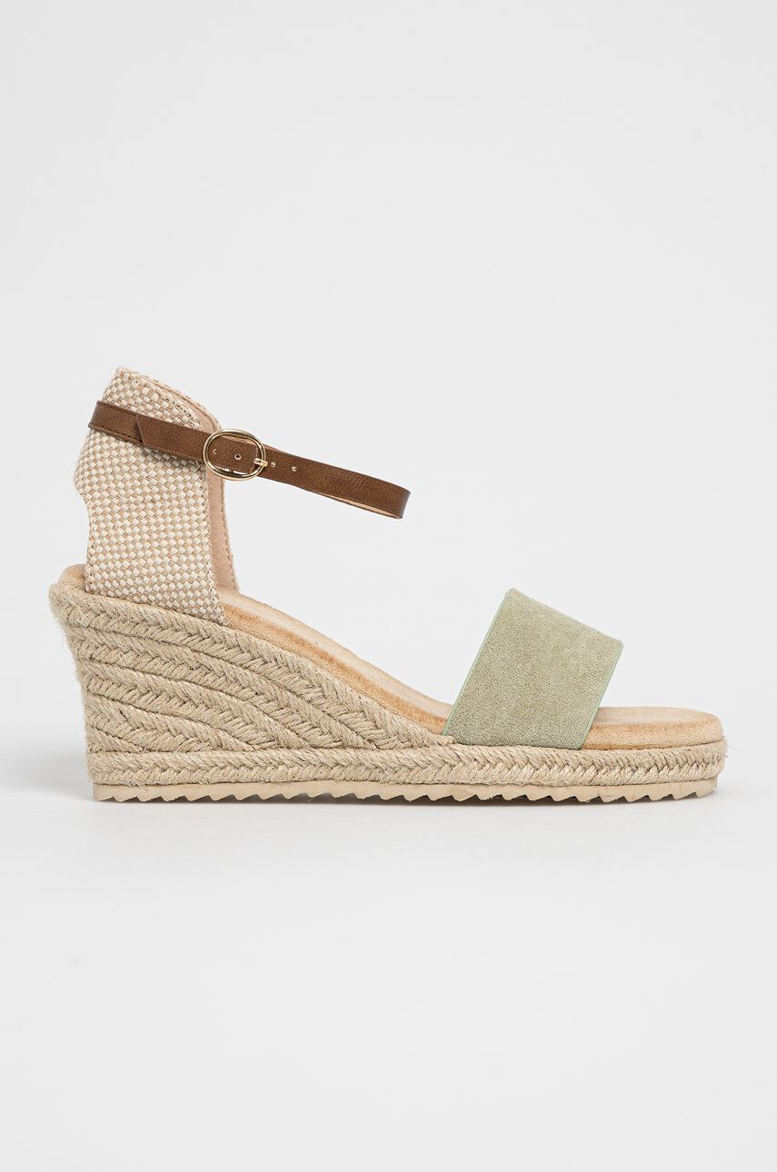 Answear Lab espadrilles Buonarotti zöld éksarkú - Pepit.hu