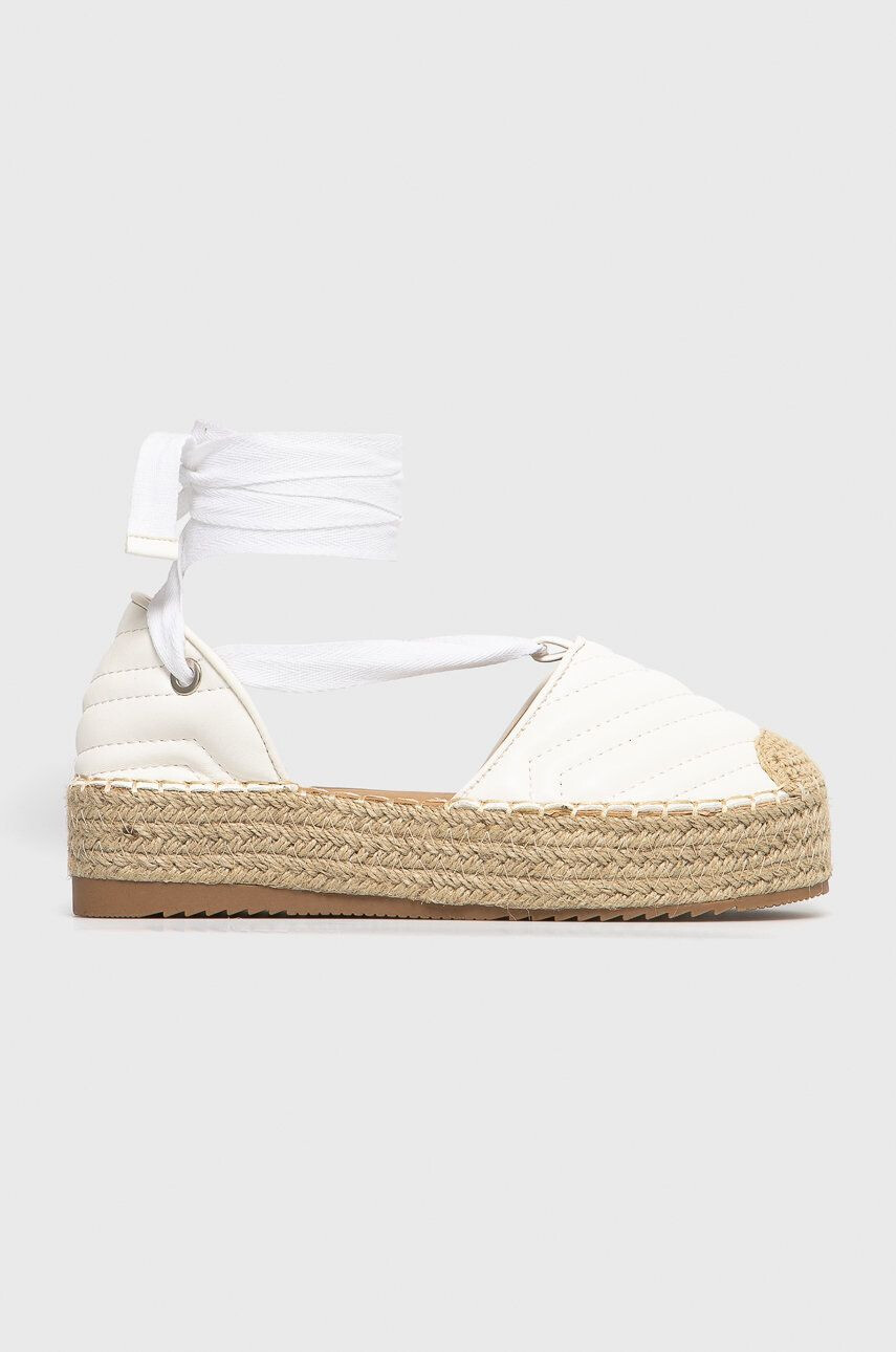 Answear Lab espadrilles Buonarotti fehér platformos - Pepit.hu