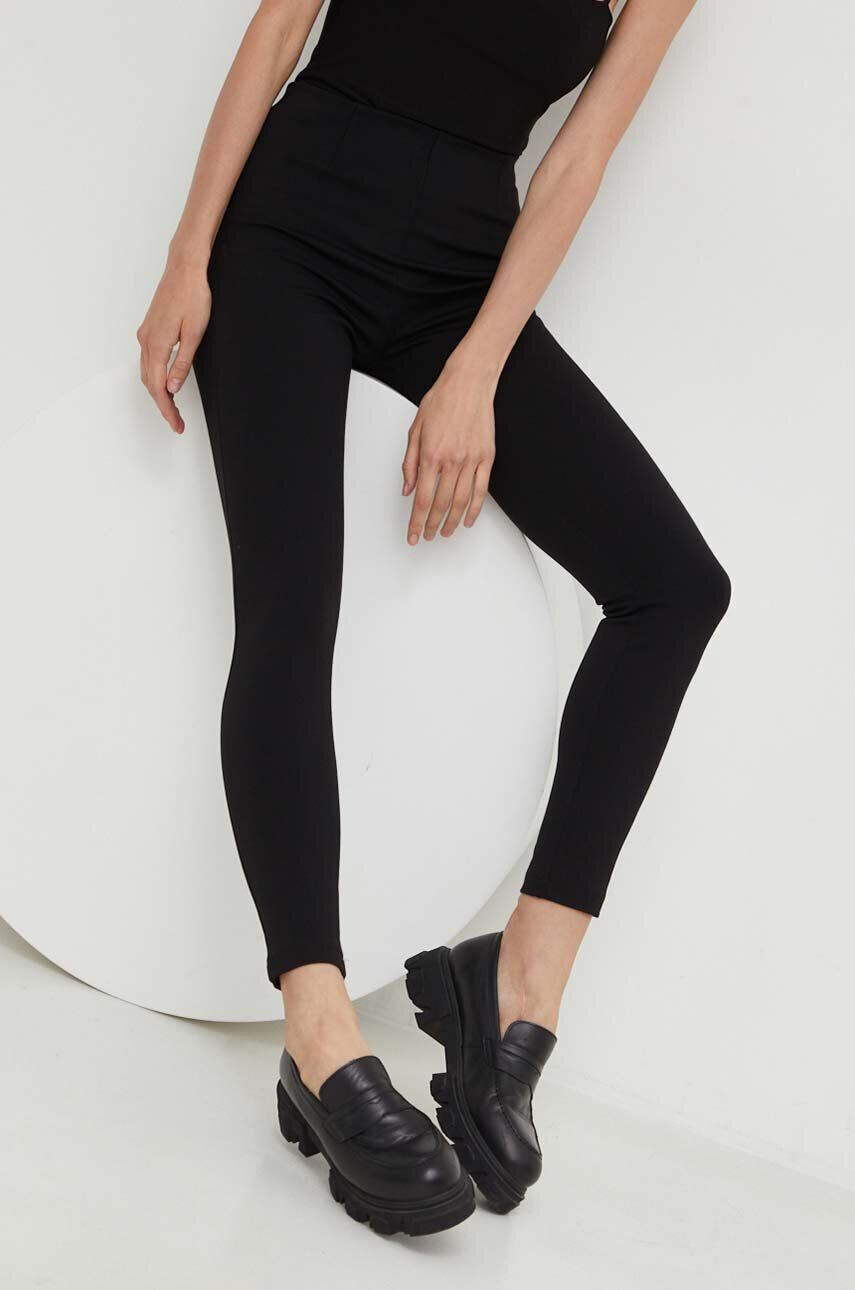 Answear Lab legging fekete női sima - Pepit.hu