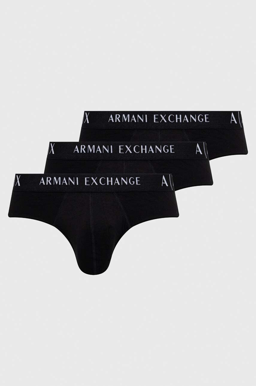 Armani Exchange alsónadrág 3 db fekete férfi - Pepit.hu