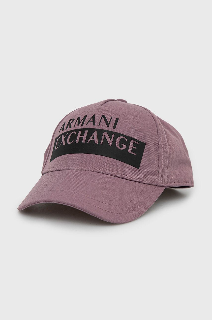 Armani Exchange baseball sapka lila sima - Pepit.hu