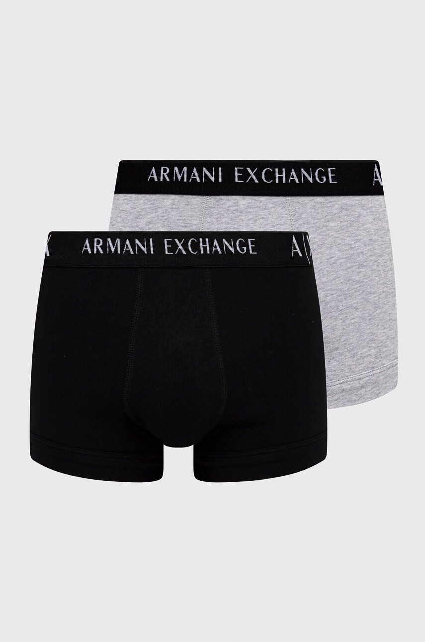 Armani Exchange boxeralsó (2 db) fekete férfi - Pepit.hu