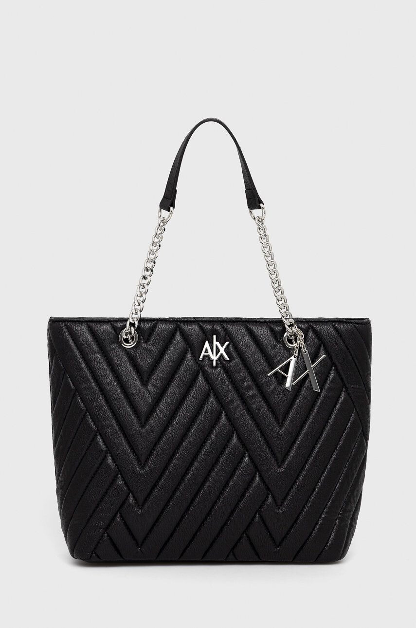 Armani Exchange kézitáska fekete - Pepit.hu