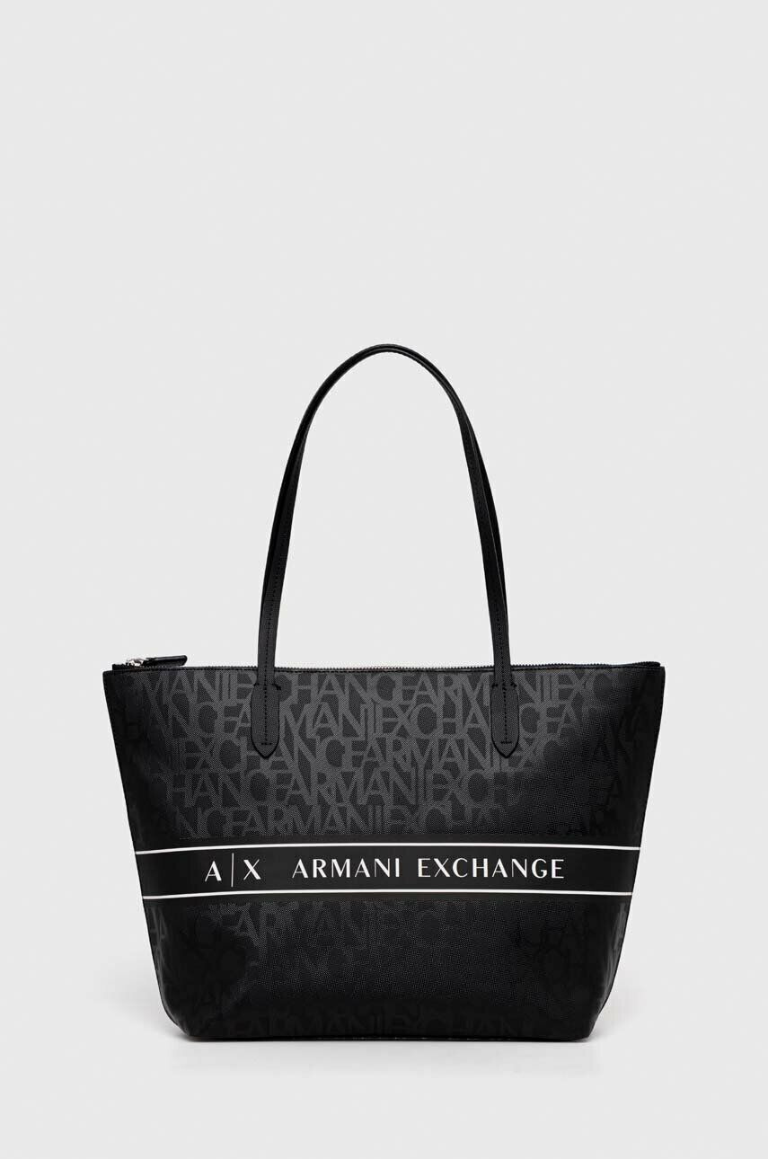 Armani Exchange kézitáska fekete - Pepit.hu