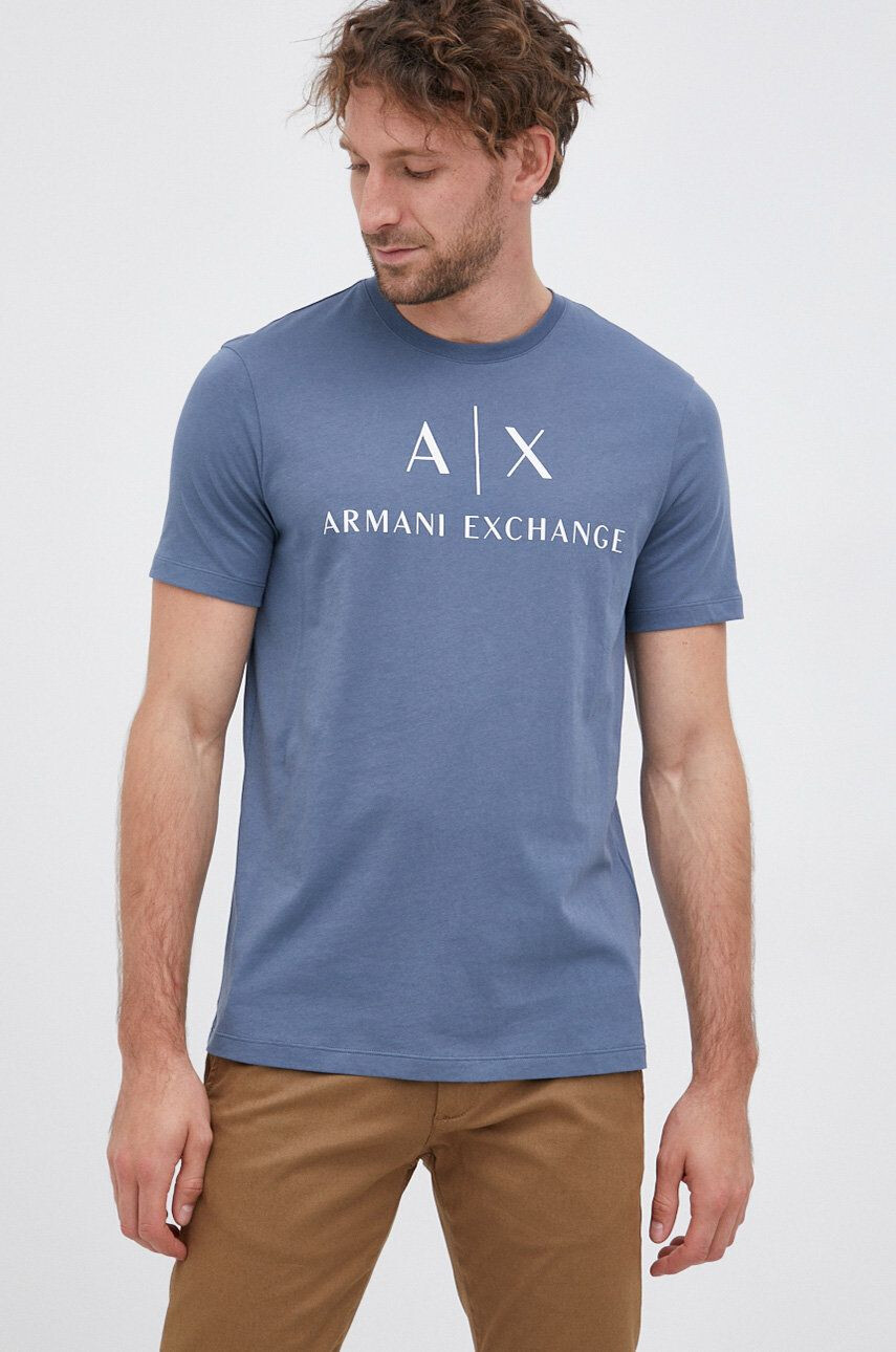 Armani Exchange pamut póló fehér - Pepit.hu