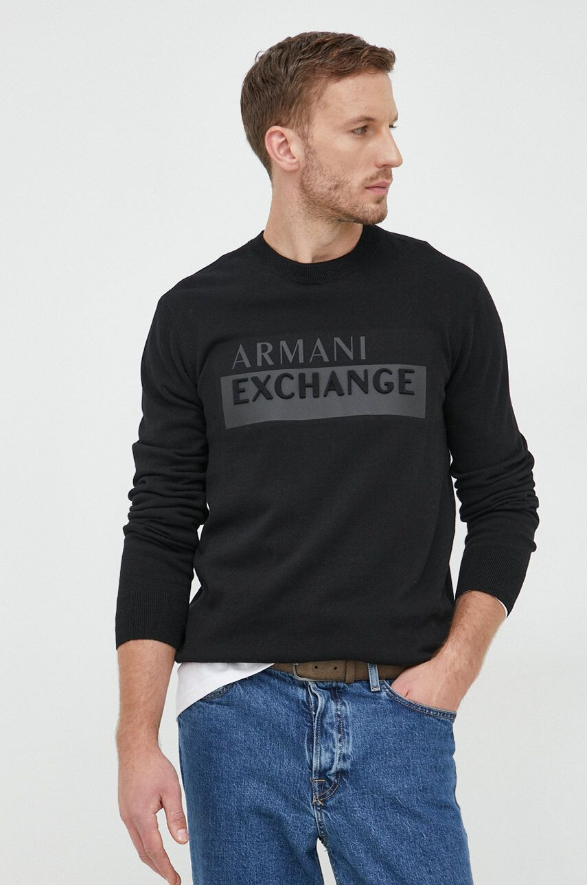 Armani Exchange pamut pulóver - Pepit.hu