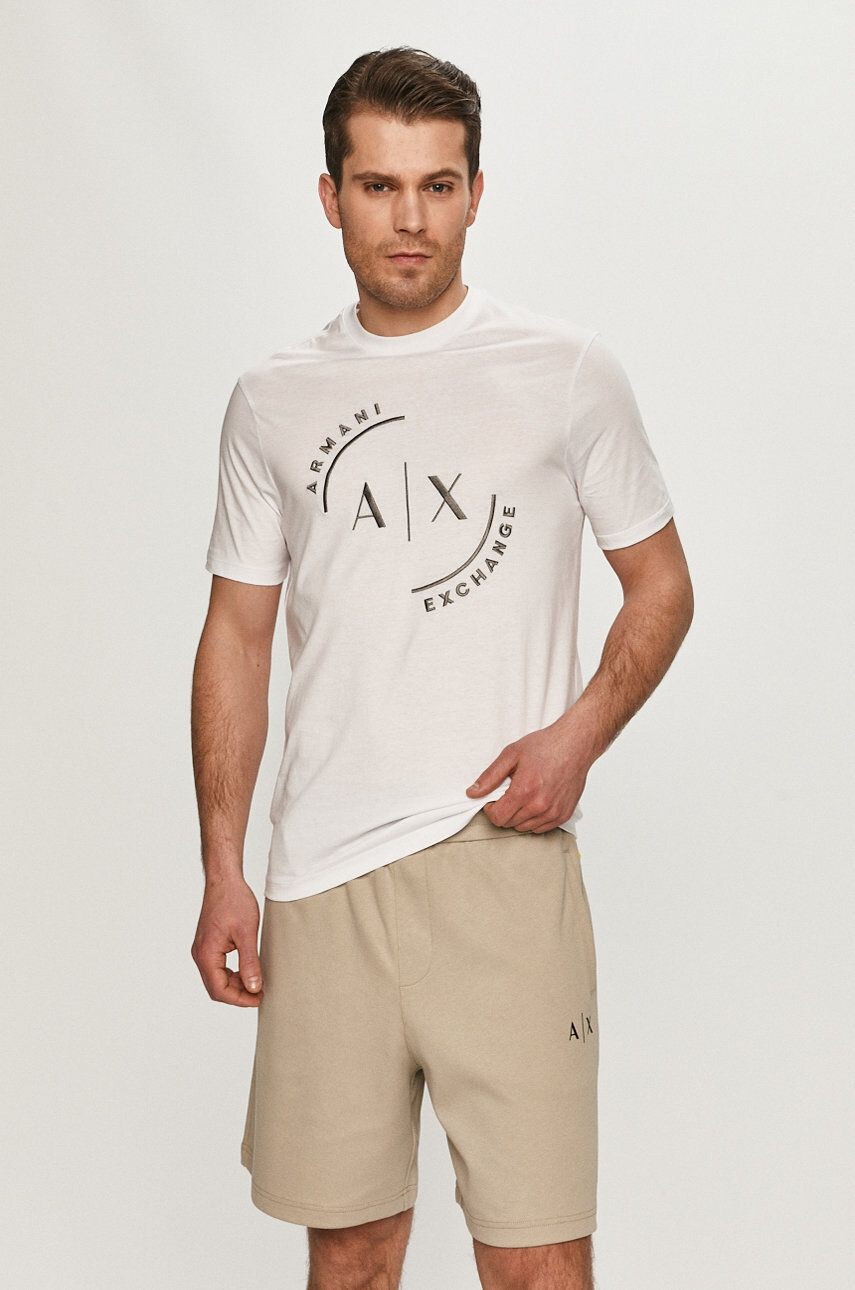 Armani Exchange t-shirt fehér - Pepit.hu