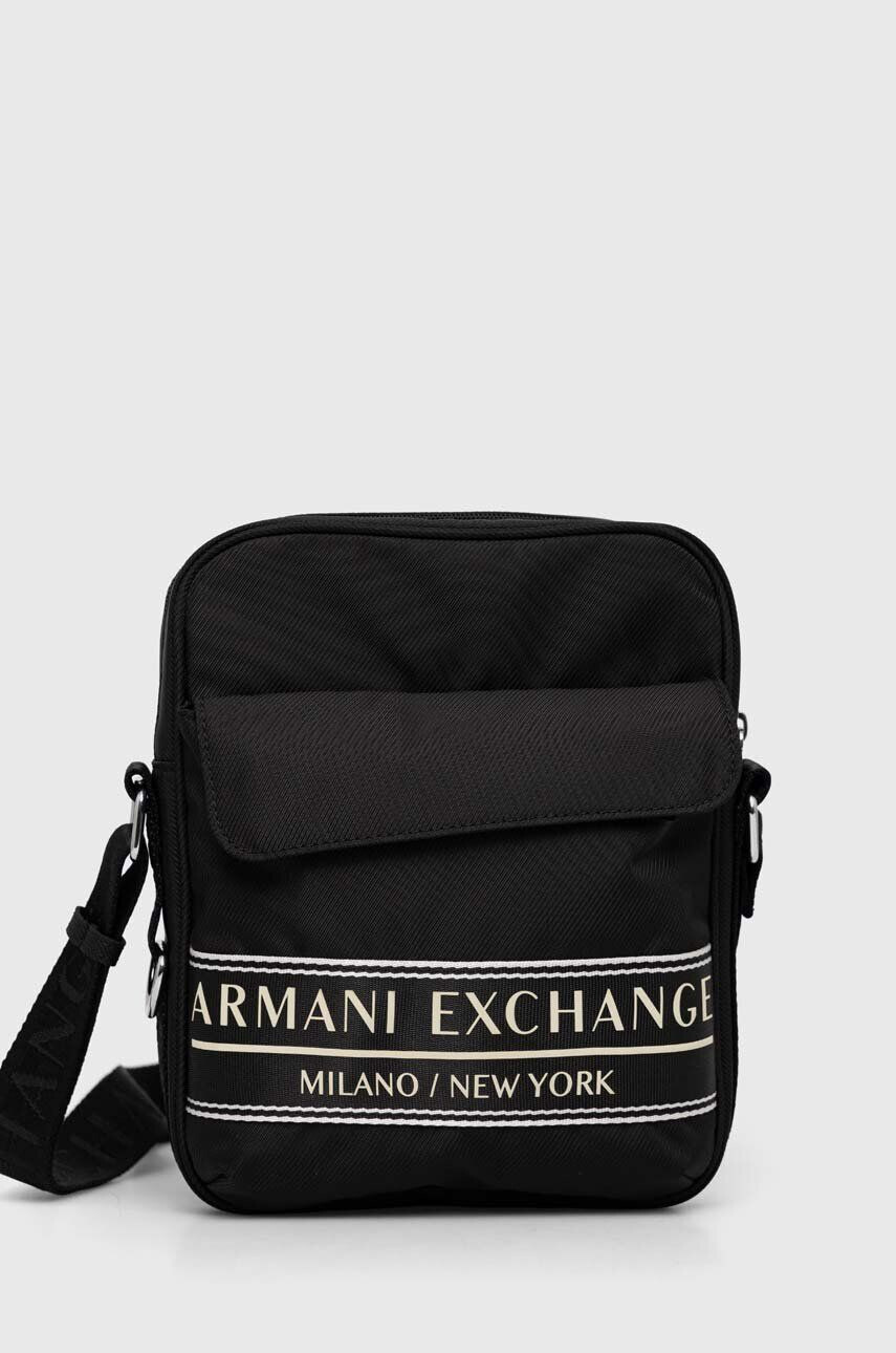 Armani Exchange táska fekete - Pepit.hu