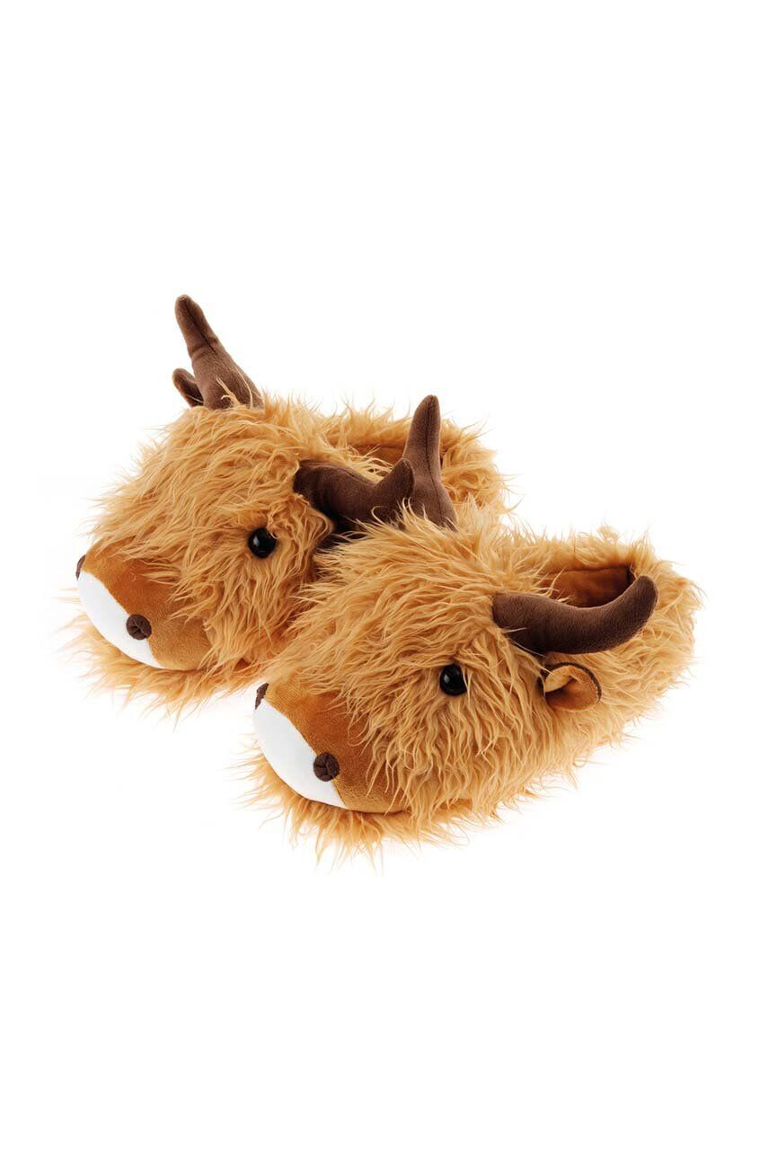 Aroma Home papucs Highland Cow Slippers - Pepit.hu