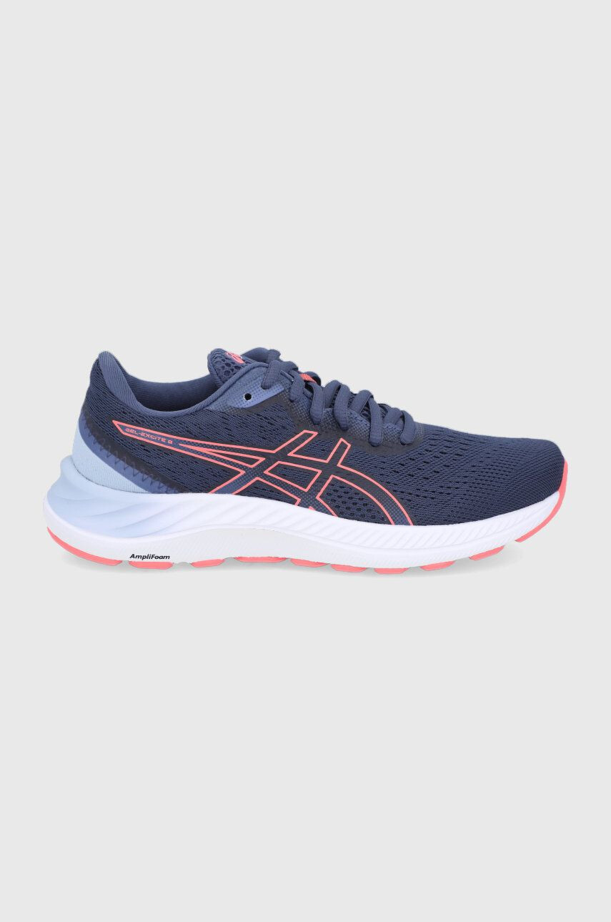 Asics cipő Gel-Excite 8 sötétkék lapos talpú - Pepit.hu