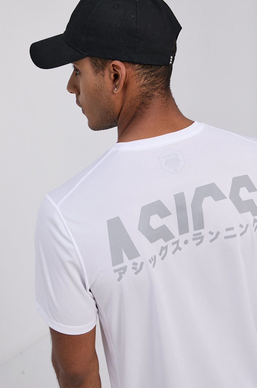 Asics t-shirt fehér férfi nyomott mintás - Pepit.hu