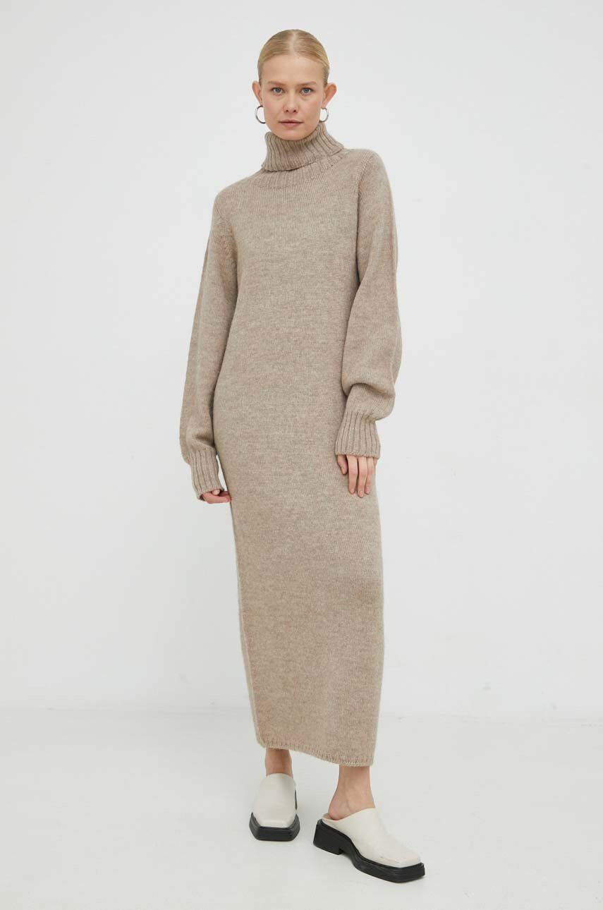 Birgitte Herskind gyapjú ruha Tipp Knit Dress - Pepit.hu