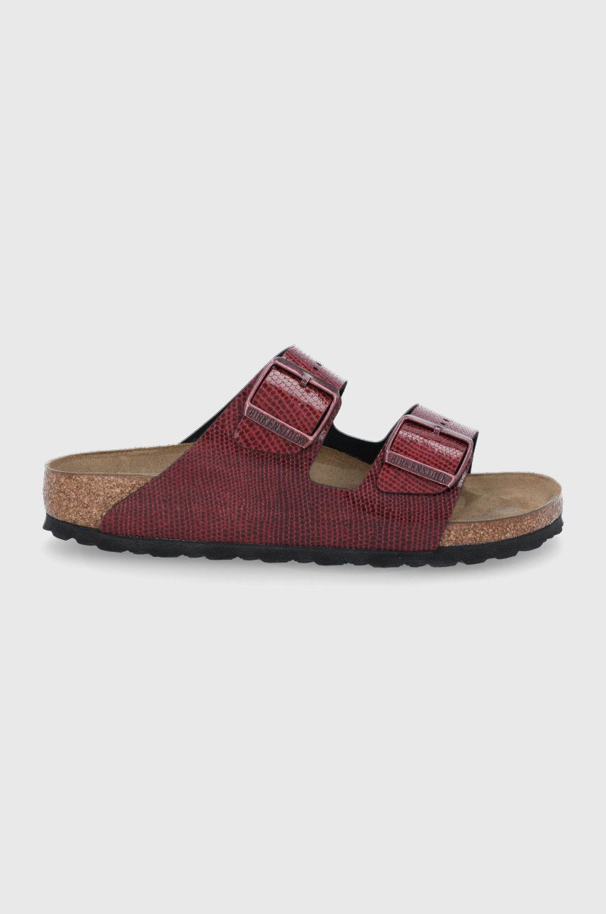 Birkenstock bőr papucs Arizona barna férfi - Pepit.hu