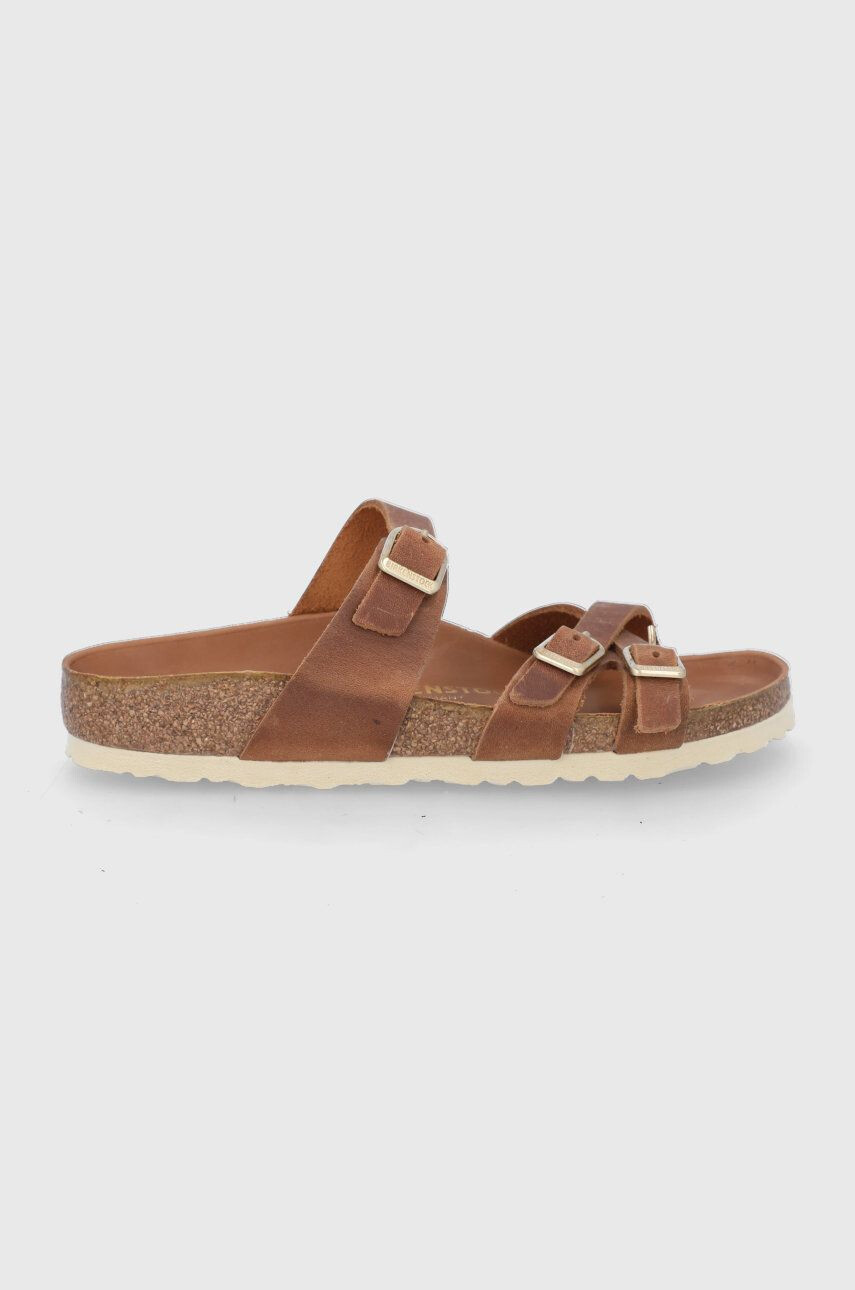 Birkenstock bőr papucs Franca - Pepit.hu