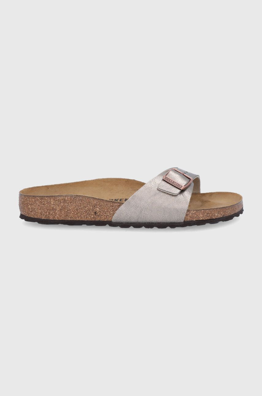 Birkenstock bőr papucs Madrid barna női 1014615 - Pepit.hu