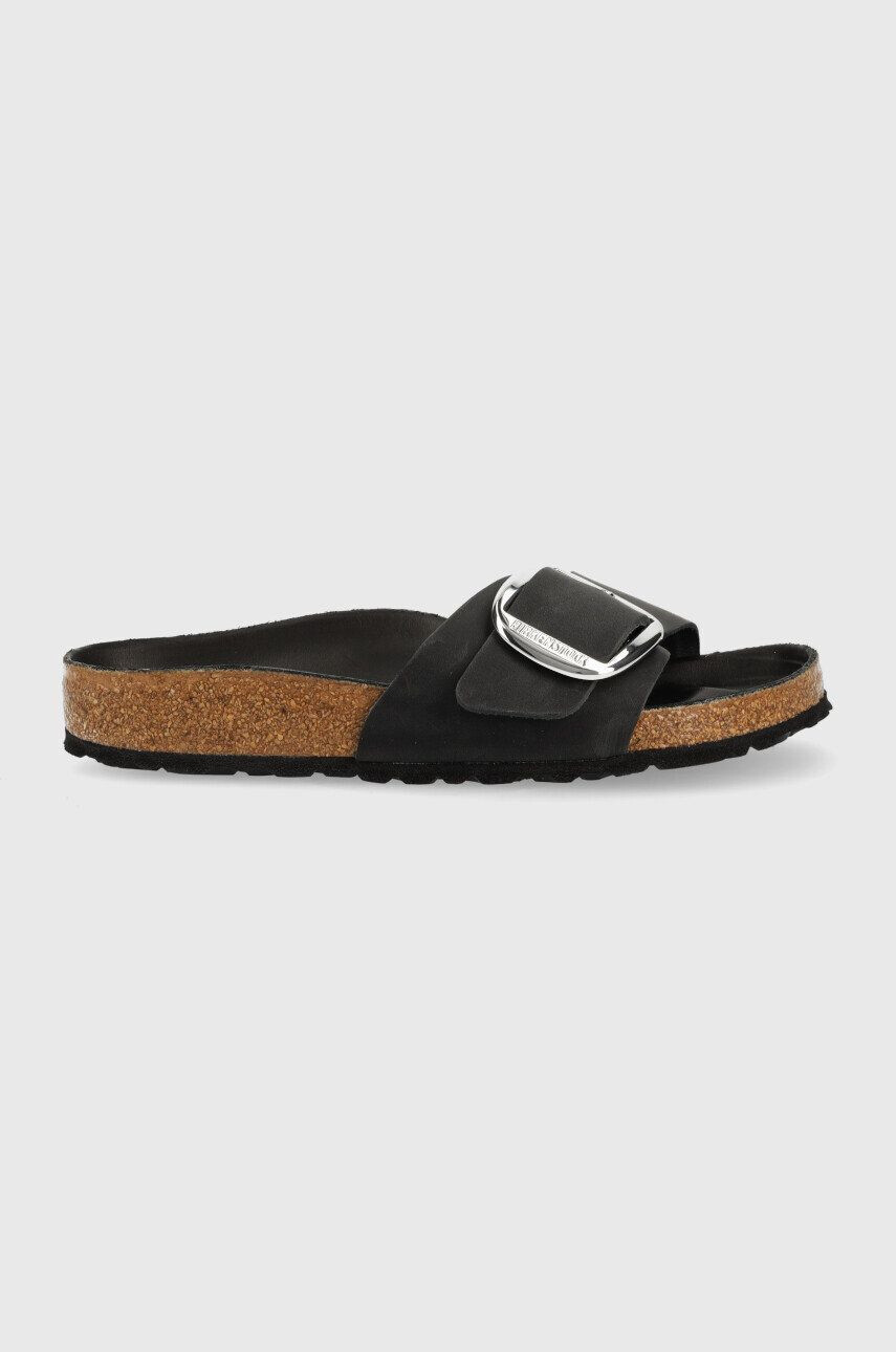 Birkenstock bőr papucs Madrid fekete női 1006522 - Pepit.hu