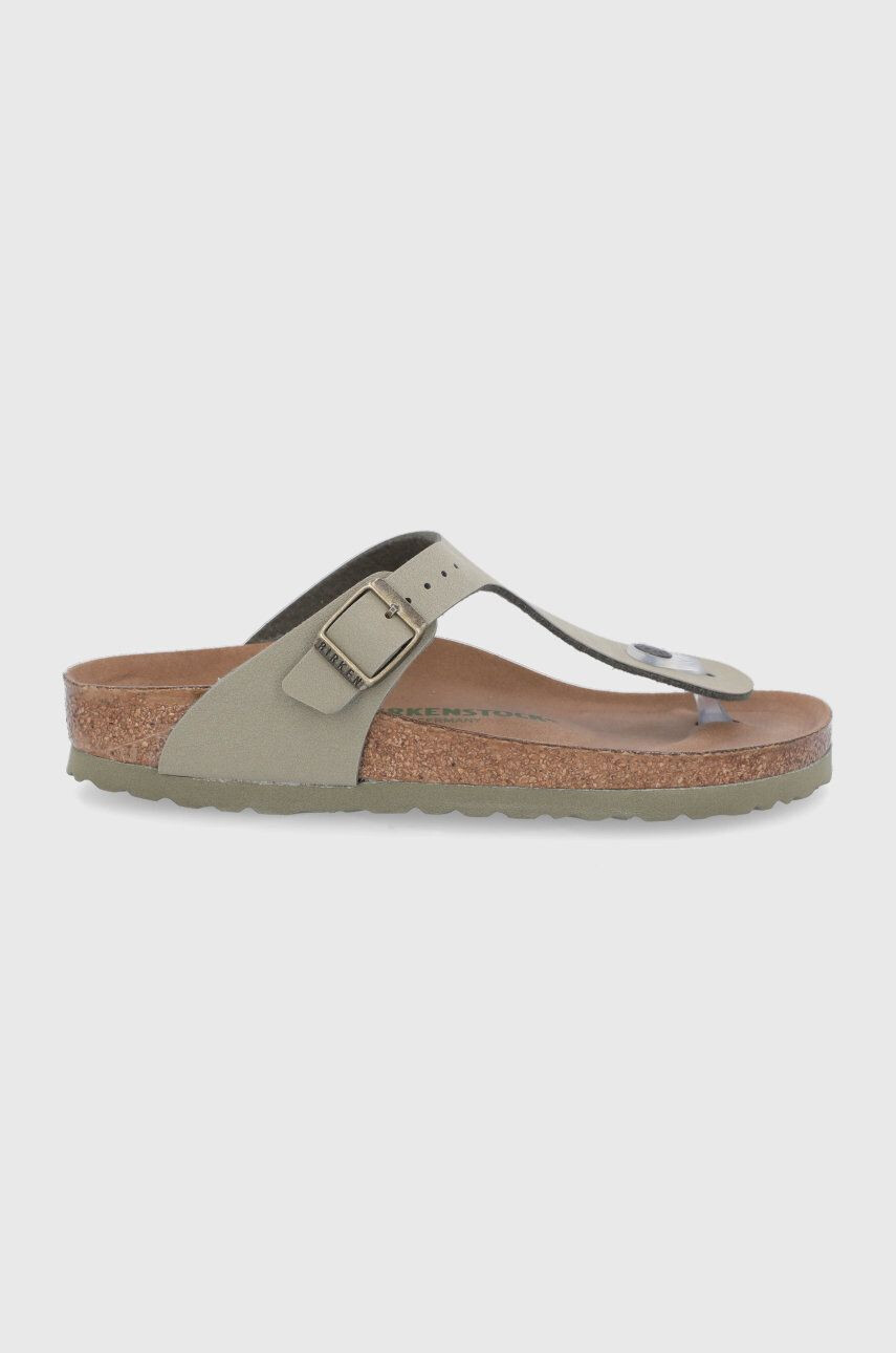 Birkenstock flip-flop zöld női lapos talpú - Pepit.hu