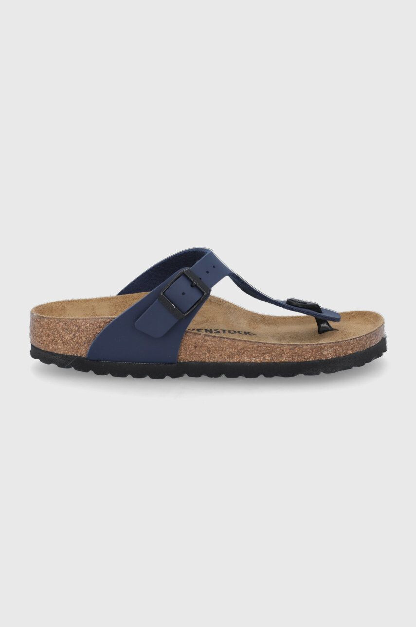 Birkenstock flip-flop Gizeh sötétkék női lapos talpú - Pepit.hu