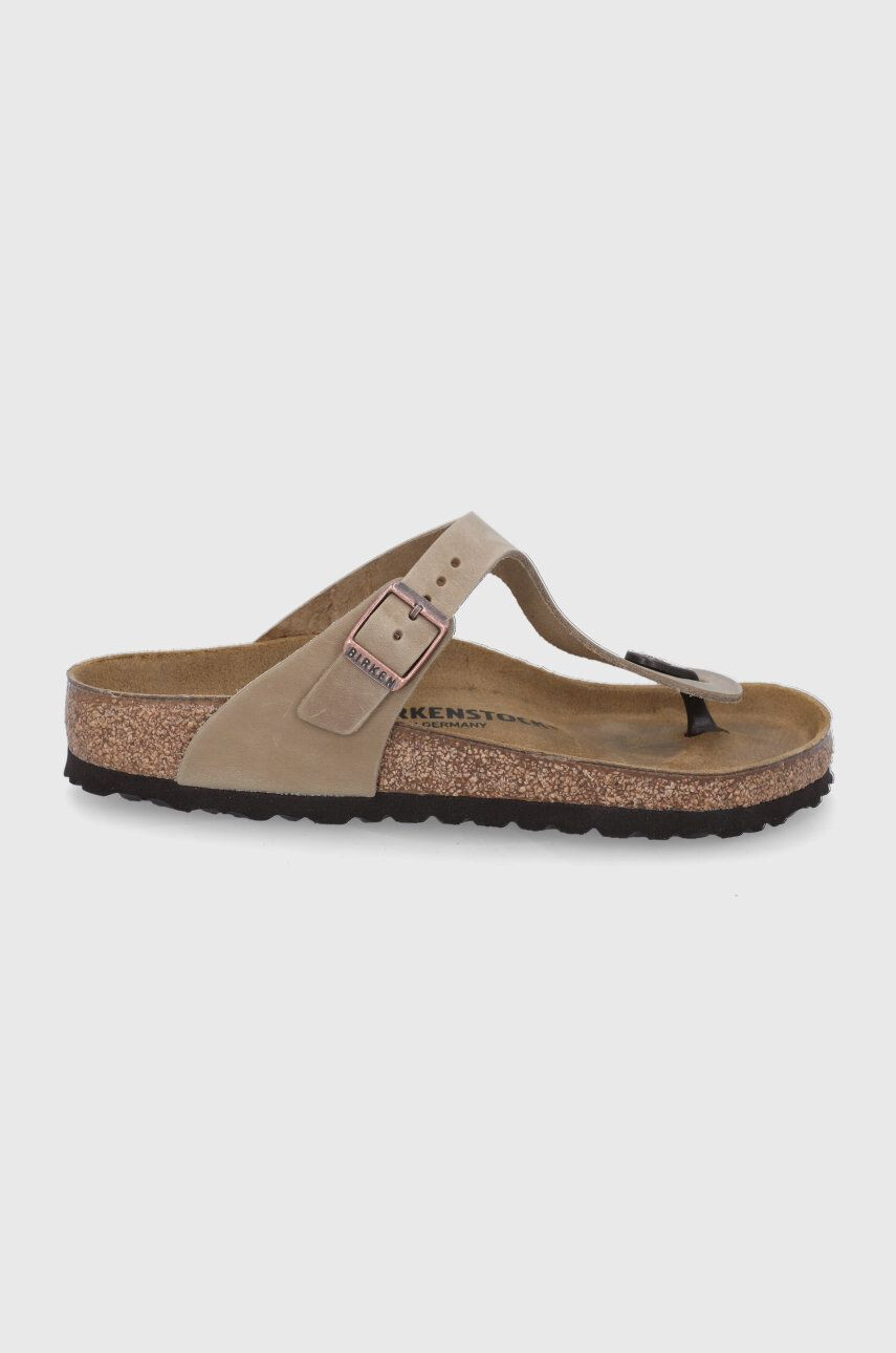 Birkenstock nubuk papucs Gizeh barna - Pepit.hu