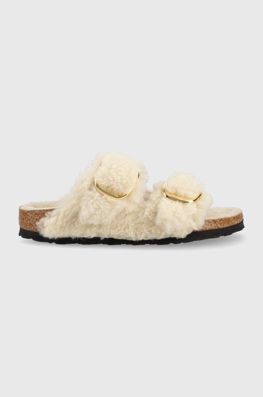 Birkenstock gyapjú papucs Arizona Bb Shearling szürke női - Pepit.hu