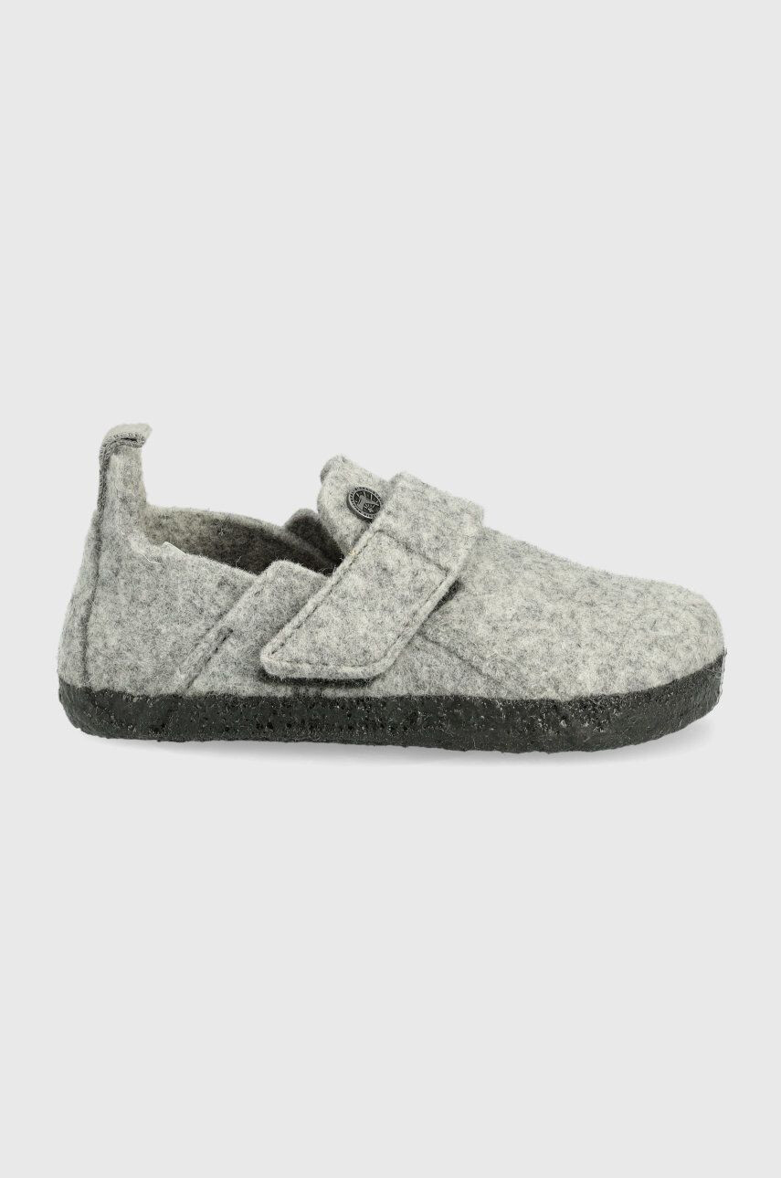 Birkenstock gyerek gyapjú papucs szürke - Pepit.hu