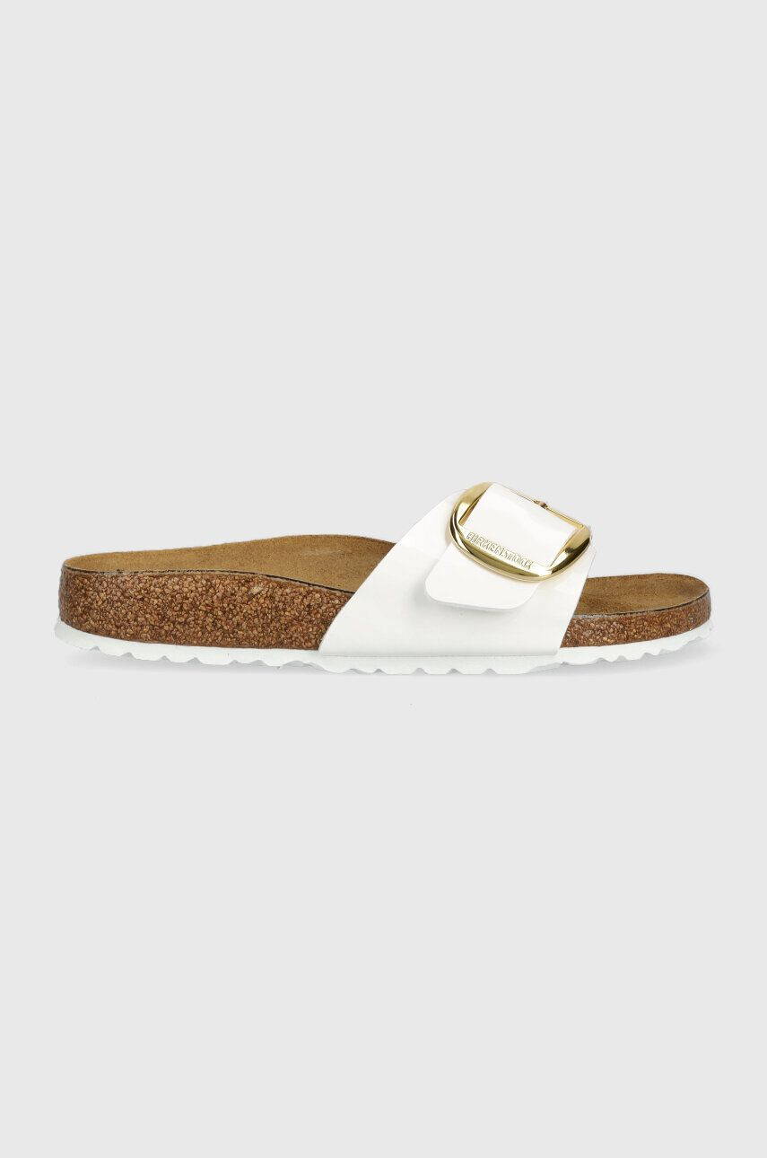 Birkenstock papucs 1019814 fehér női Madrid Big Buckle - Pepit.hu