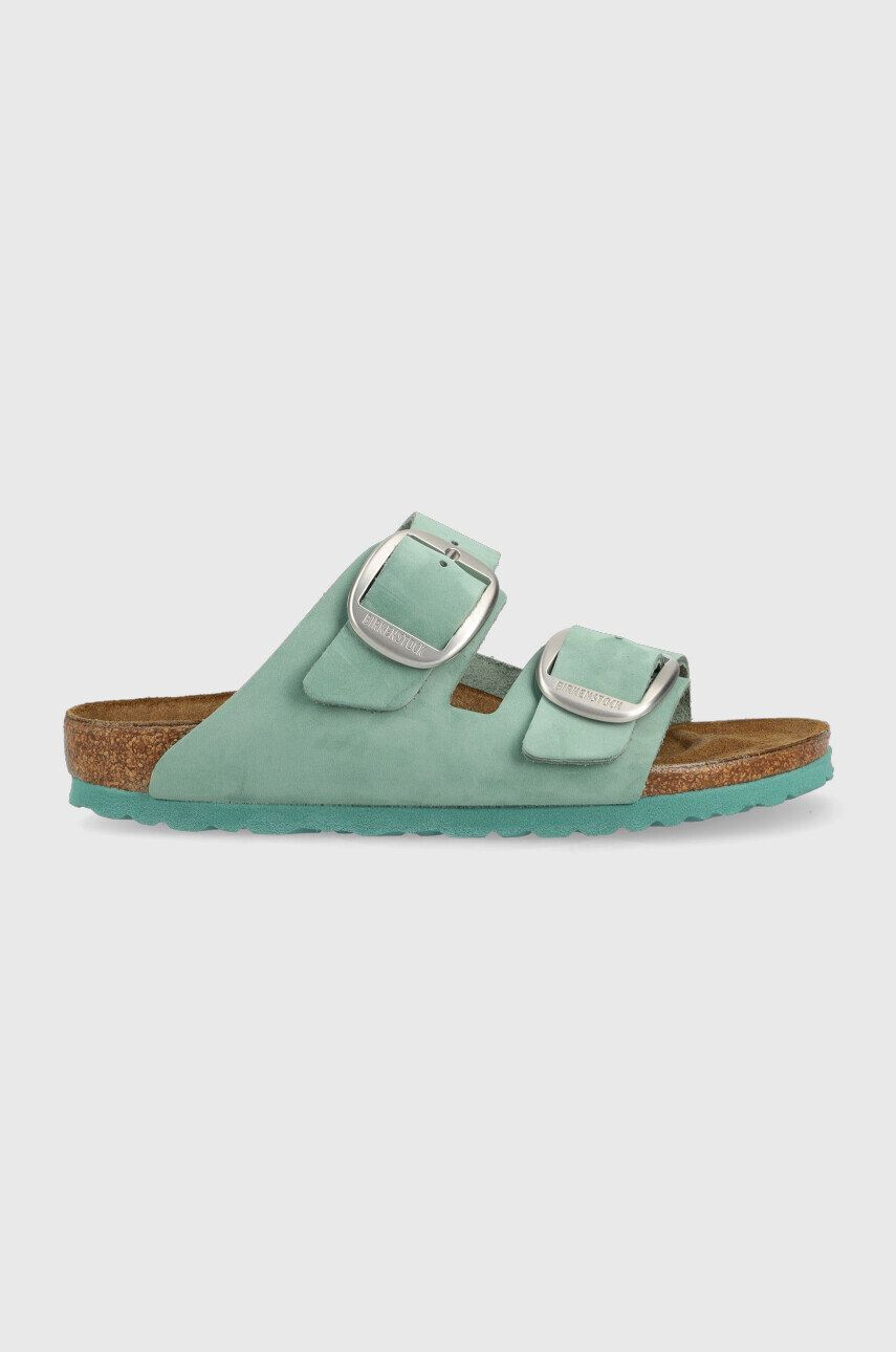 Birkenstock papucs velúrból narancssárga férfi Boston - Pepit.hu