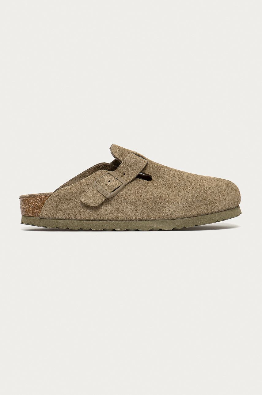 Birkenstock papucs velúrból szürke női - Pepit.hu