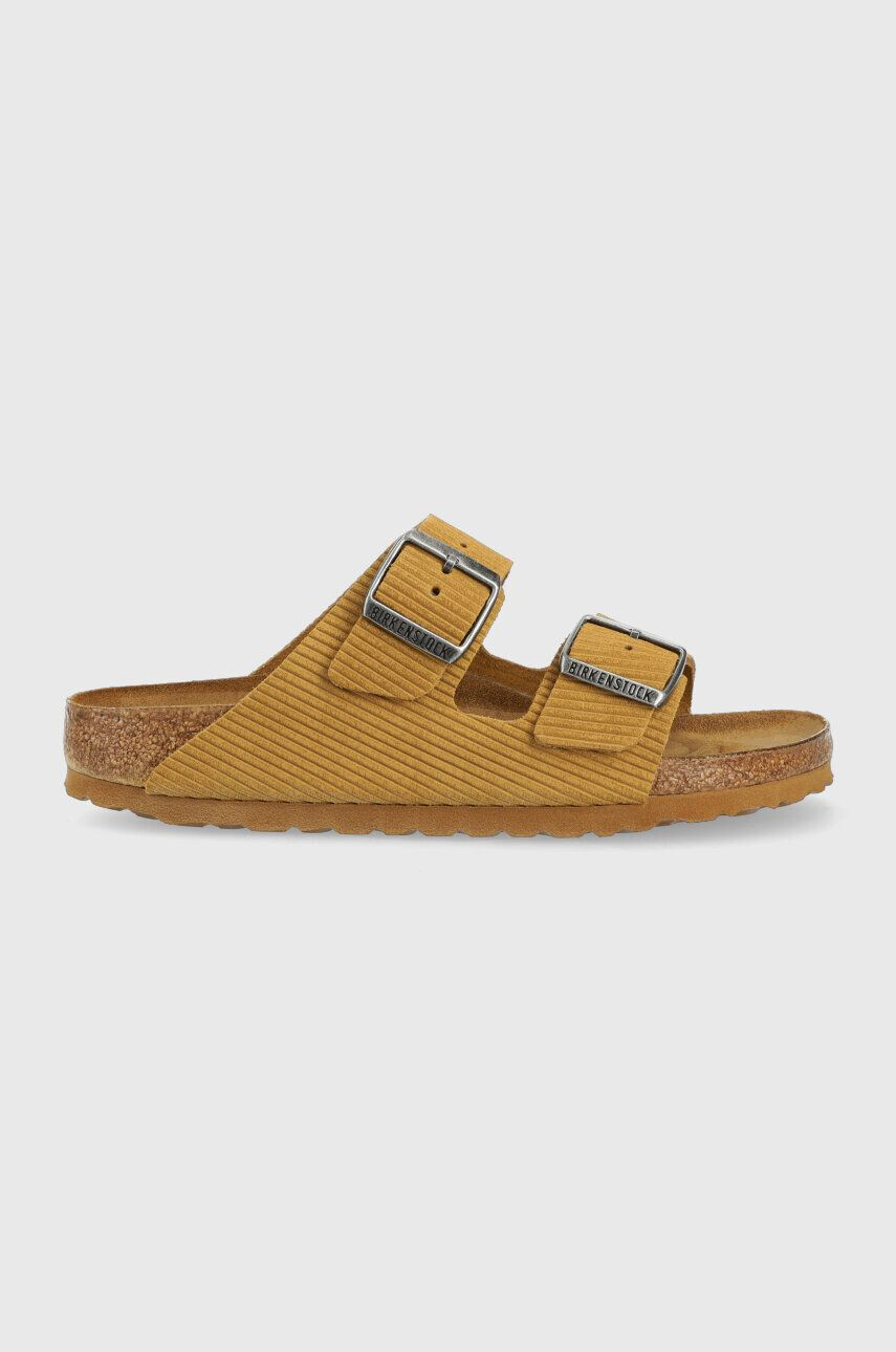 Birkenstock papucs velúrból Arizona Corduroy barna női 1026097 - Pepit.hu