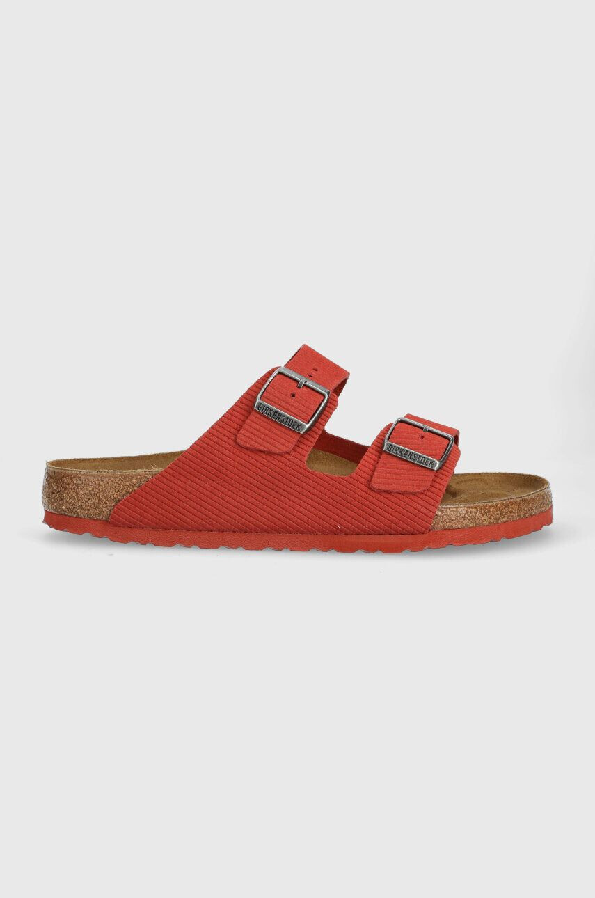 Birkenstock papucs velúrból Arizona Corduroy piros férfi 1026145 - Pepit.hu