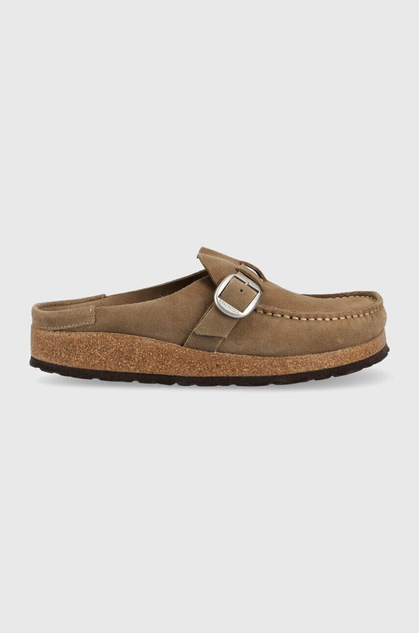 Birkenstock papucs velúrból Buckley szürke női 1023649 - Pepit.hu