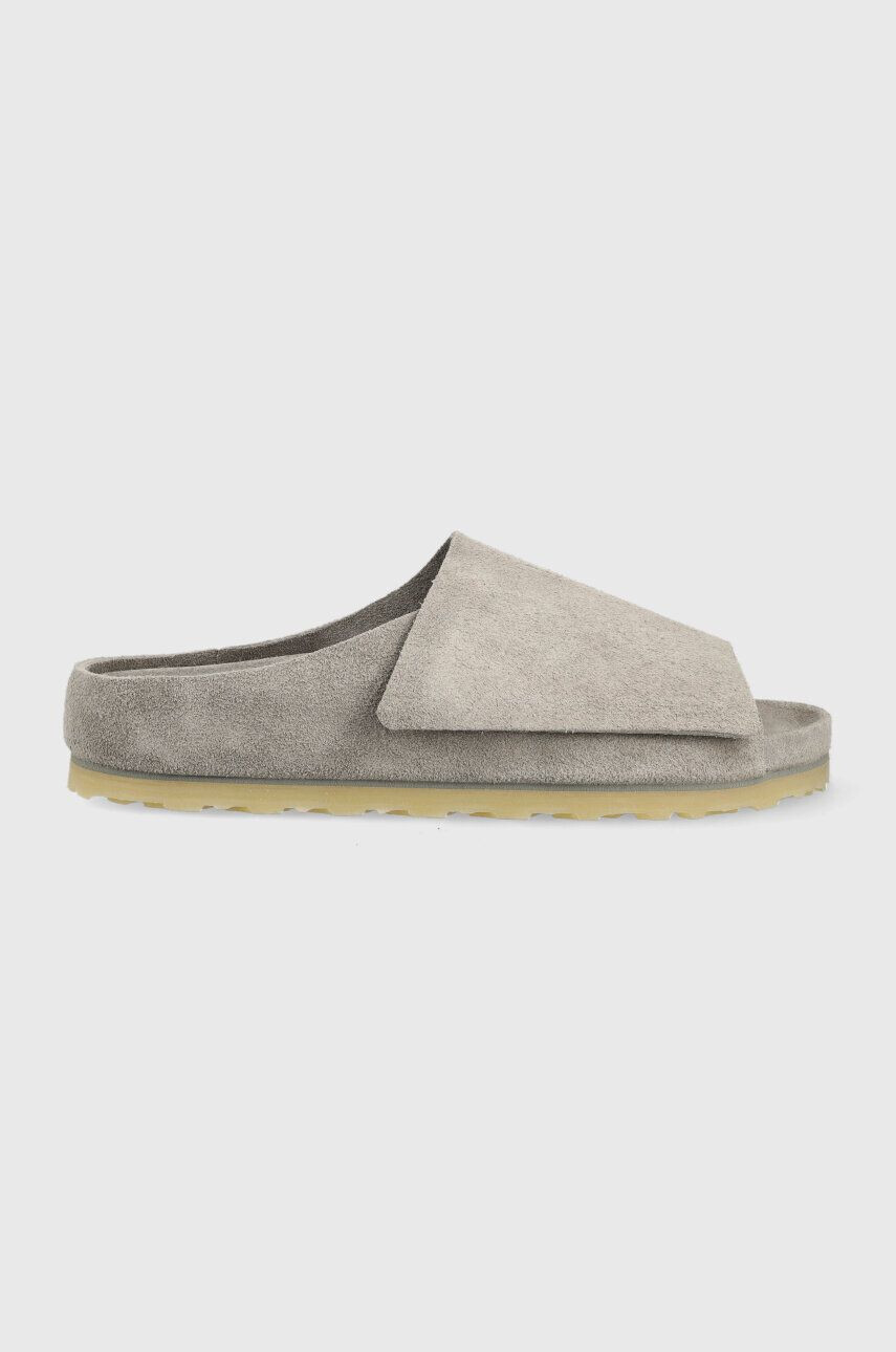 Birkenstock papucs velúrból Fear Of God Los Feliz szürke férfi - Pepit.hu