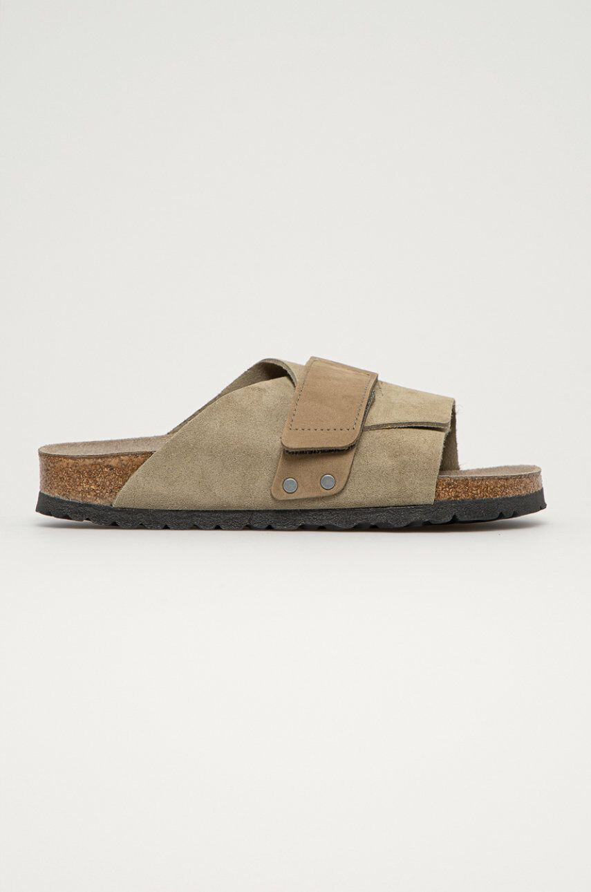 Birkenstock papucs velúrból Kyoto - Pepit.hu