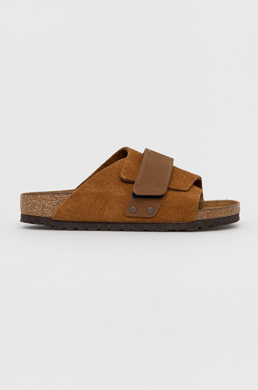 Birkenstock papucs velúrból Kyoto - Pepit.hu