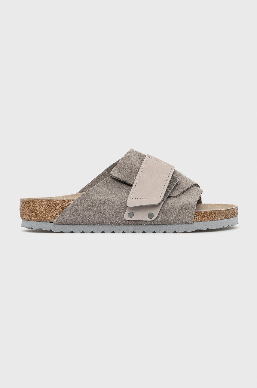 Birkenstock papucs velúrból Kyoto - Pepit.hu