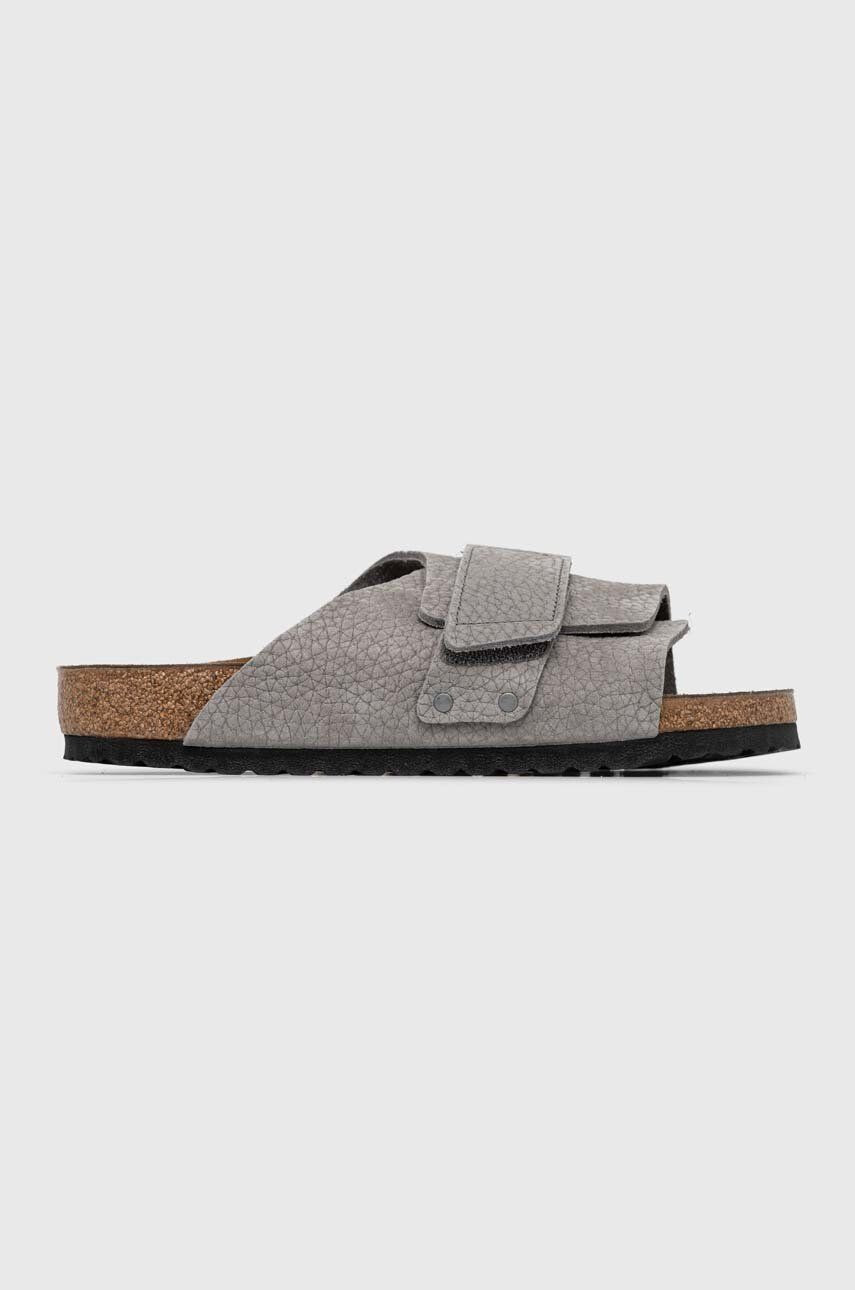 Birkenstock papucs velúrból KYOTO fekete férfi 1020388 - Pepit.hu