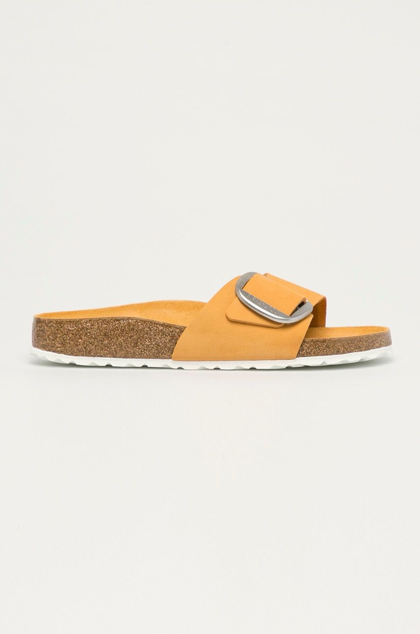 Birkenstock papucs velúrból MADRID BIG BUCKLE fekete női 1023342 - Pepit.hu